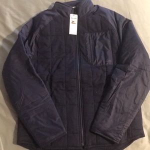 Lacoste Blue pigment chine patted winter jacket